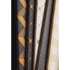 image:imageRhodia Heritage Sewn Spine Notebook A5 Lined  Ivory QuadrilleBlack Chevrons