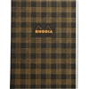 image:imageRhodia Heritage Sewn Spine Notebook A5 Lined  Ivory QuadrilleBlack Tartan