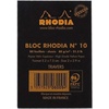 image:imageRhodia Notepad No12 A7 Lined  BlackBlack