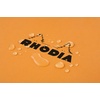 image:imageRhodia Notepad No12 A7 Lined  BlackOrange