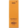 image:imageRhodia Notepad No12 A7 Lined  BlackOrange