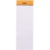 image:imageRhodia Notepad No12 A7 Lined  BlackOrange