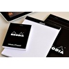 image:imageRhodia RHODIA cf12558 Notepad Dot Pad No 12 33 x 47 inches 85 x 12 cm 80 Sheets Dot Ruled Water Repellent Cover Perforated PEFC Certified Orangeblack black 193911tcx