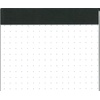 image:imageRhodia RHODIA cf12558 Notepad Dot Pad No 12 33 x 47 inches 85 x 12 cm 80 Sheets Dot Ruled Water Repellent Cover Perforated PEFC Certified Orangeblack black 193911tcx