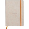 image:imageRhodia Rhodiarama SoftCover Notebook  72 Dots Sheets  4 x 5 12  Sapphire CoverBeige