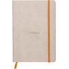 image:imageRhodia Rhodiarama SoftCover Notebook  72 Dots Sheets  4 x 5 12  Sapphire CoverBeige