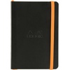 image:imageRhodia Rhodiarama SoftCover Notebook  72 Dots Sheets  4 x 5 12  Sapphire CoverBlack