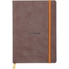 image:imageRhodia Rhodiarama SoftCover Notebook  72 Dots Sheets  4 x 5 12  Sapphire CoverChocolate