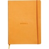 image:imageRhodia Rhodiarama SoftCover Notebook  72 Dots Sheets  4 x 5 12  Sapphire CoverOrange