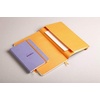 image:imageRhodia Rhodiarama SoftCover Notebook  72 Dots Sheets  4 x 5 12  Sapphire CoverOrange