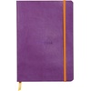 image:imageRhodia Rhodiarama SoftCover Notebook  72 Dots Sheets  4 x 5 12  Sapphire CoverPurple