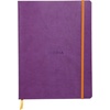 image:imageRhodia Rhodiarama SoftCover Notebook  72 Dots Sheets  4 x 5 12  Sapphire CoverPurple