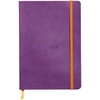 image:imageRhodia Rhodiarama SoftCover Notebook  72 Dots Sheets  4 x 5 12  Sapphire CoverPurple
