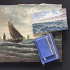 image:imageRhodia Rhodiarama SoftCover Notebook  72 Dots Sheets  4 x 5 12  Sapphire CoverSapphire