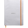 image:imageRhodia Rhodiarama SoftCover Notebook  72 Dots Sheets  4 x 5 12  Sapphire CoverSilver