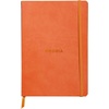 image:imageRhodia Rhodiarama SoftCover Notebook  72 Dots Sheets  4 x 5 12  Sapphire CoverTangerine