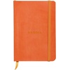 image:imageRhodia Rhodiarama SoftCover Notebook  72 Dots Sheets  4 x 5 12  Sapphire CoverTangerine