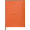 image:imageRhodia Rhodiarama SoftCover Notebook  72 Dots Sheets  4 x 5 12  Sapphire CoverTangerine