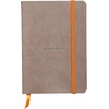 image:imageRhodia Rhodiarama SoftCover Notebook  72 Dots Sheets  4 x 5 12  Sapphire CoverTaupe