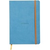 image:imageRhodia Rhodiarama SoftCover Notebook  72 Dots Sheets  4 x 5 12  Sapphire CoverTurquoise