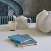 image:imageRhodia Rhodiarama SoftCover Notebook  72 Dots Sheets  4 x 5 12  Sapphire CoverTurquoise