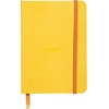 image:imageRhodia Rhodiarama SoftCover Notebook  72 Dots Sheets  4 x 5 12  Sapphire CoverYellow