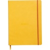 image:imageRhodia Rhodiarama SoftCover Notebook  72 Dots Sheets  4 x 5 12  Sapphire CoverYellow