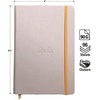 image:imageRhodia Rhodiarama Webnotebook  Lined 96 sheets  5 12 x 8 14  Beige Cover 118745CBeige