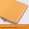 image:imageRhodia Rhodiarama Webnotebook  Lined 96 sheets  5 12 x 8 14  Beige Cover 118745COrange
