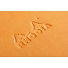 image:imageRhodia Rhodiarama Webnotebook  Lined 96 sheets  5 12 x 8 14  Beige Cover 118745COrange