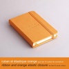 image:imageRhodia Rhodiarama Webnotebook  Lined 96 sheets  5 12 x 8 14  Beige Cover 118745COrange