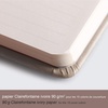 image:imageRhodia Rhodiarama Webnotebook  Lined 96 sheets  5 12 x 8 14  Beige Cover 118745CTaupe