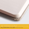 image:imageRhodia Rhodiarama Webnotebook  Lined 96 sheets  5 12 x 8 14  Beige Cover 118745CYellow