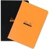 image:imageRhodia Slim Staplebound Notebooks  Graph 48 sheets  3 x 4 34 in  Black coverBlack