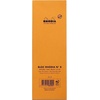 image:imageRhodia Staplebound Notepad  Graph 80 sheets  3 x 8 14  Orange cover Pack of 5