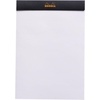 image:imageRhodia Staplebound Notepads  Blank 80 sheets  6 x 8 14 inch  Black coverBlack