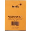 image:imageRhodia Staplebound Notepads  Graph 80 sheets  3 38 x 4 34 in  Orange cover