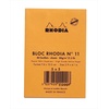image:imageRhodia Staplebound Notepads  Graph 80 sheets  3 x 4 in  Orange coverorange or black you choose