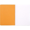image:imageRhodia Staplebound Orange Notebooks lined  814 in x 1134 in Pack of 3