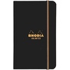 image:imageRhodia Unlimited Pocket Notebook Display  Lined 60 sheets  3 12 x 5 12  OrangeBlack Covers