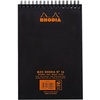 image:imageRhodia Wirebound Black Notepads graph  6 in x 814 in Pack of 5