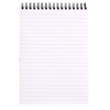 image:imageRhodia Wirebound Lined Black Notepads 6 X 825 in 80 Sheets