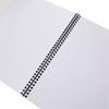 image:imageRhodia Wirebound Notebook 88 X1175 Inches Black Grid SatinBlack