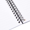 image:imageRhodia Wirebound Notebook 88 X1175 Inches Black Grid SatinBlack