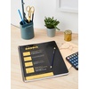 image:imageRhodia Wirebound Notebook 88 X1175 Inches Black Grid SatinBlack