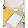 image:imageRhodia Wirebound Notebook 88 X1175 Inches Black Grid SatinOrange