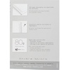 image:imageRhodia Wirebound Notebook 88 X1175 Inches Black Grid SatinWhite