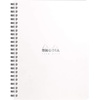 image:imageRhodia Wirebound Notebook 88 X1175 Inches Black Grid SatinWhite