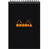 image:imageRhodia Wirebound Notepad A4 Lined  BlackBlack
