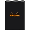 image:imageRhodia Wirebound Notepad A4 Lined  BlackBlack